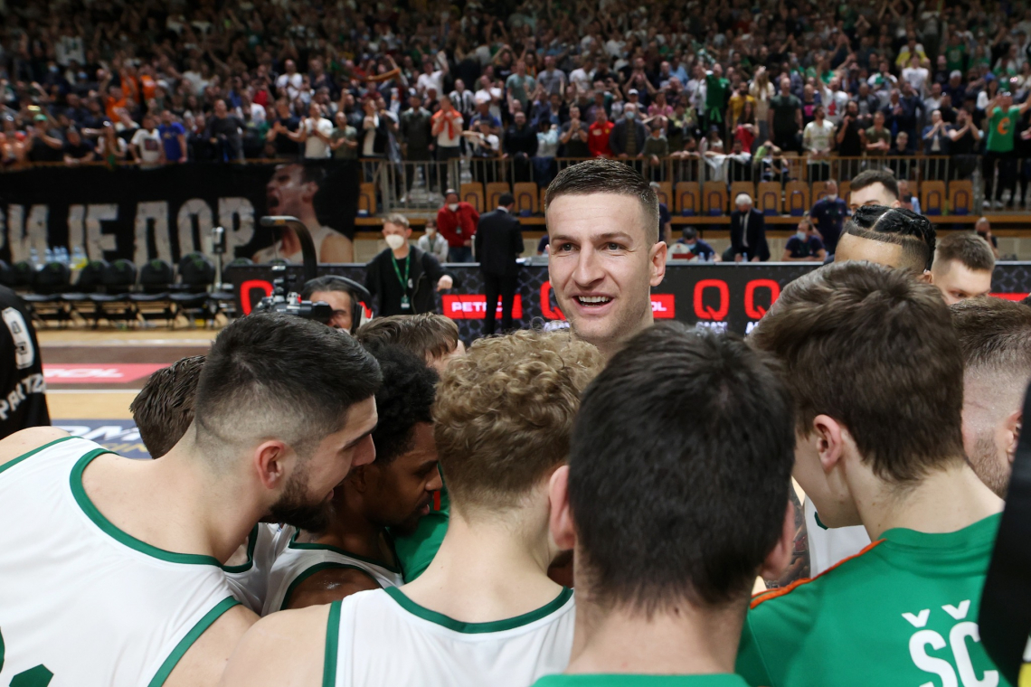 Cedevita Olimpija - Partizan 77:74 (23:19, 43:43, 63:61)