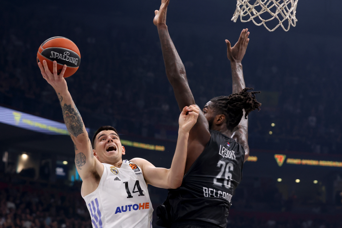 Na čustveni tekmi v Beogradu zmaga Realu, tudi Maccabi izsilil peto tekmo